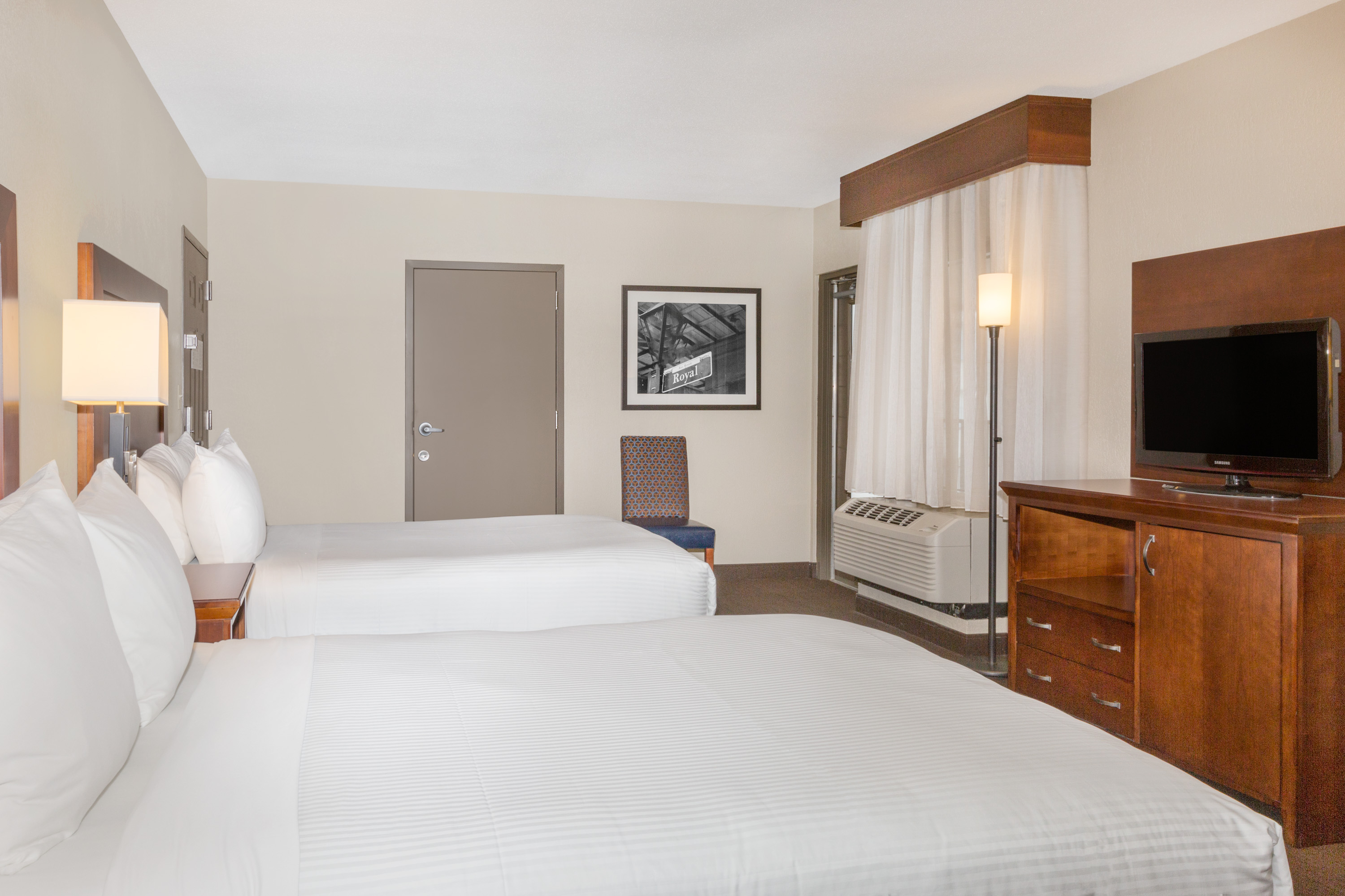 Guest room at the Wyndham New Orleans - French Quarter in New Orleans, Louisiana